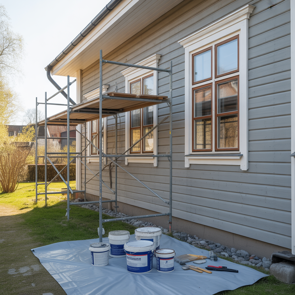 10.Sa forbereder du din fasad for malning och renovering