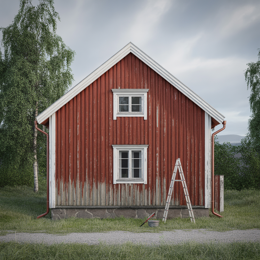 felsokning flagnande fasadfarg orsaker och atgarder