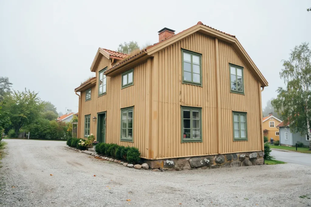 m la fasad som h jer husets intryck smarta val f r ett h llbart och snyggt resultat